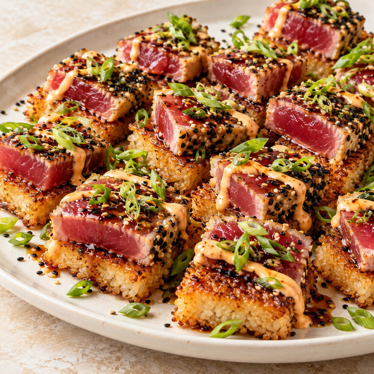 Ahi Tuna with Crispy Rice