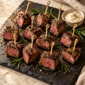 Mini Beef Tenderloin Skewers - One Dozen