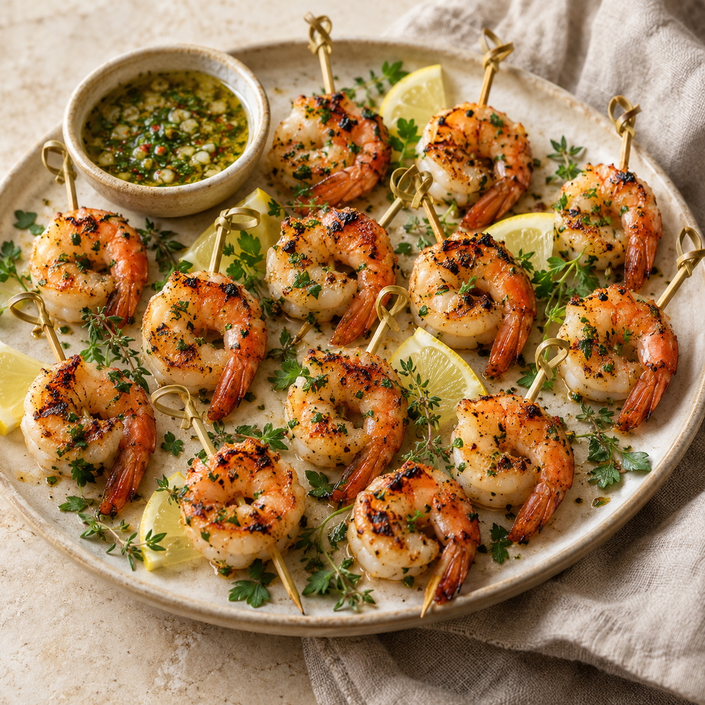Mini Shrimp Skewers - One Dozen