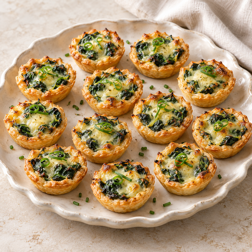Spinach & Gruyère Tarts - One Dozen