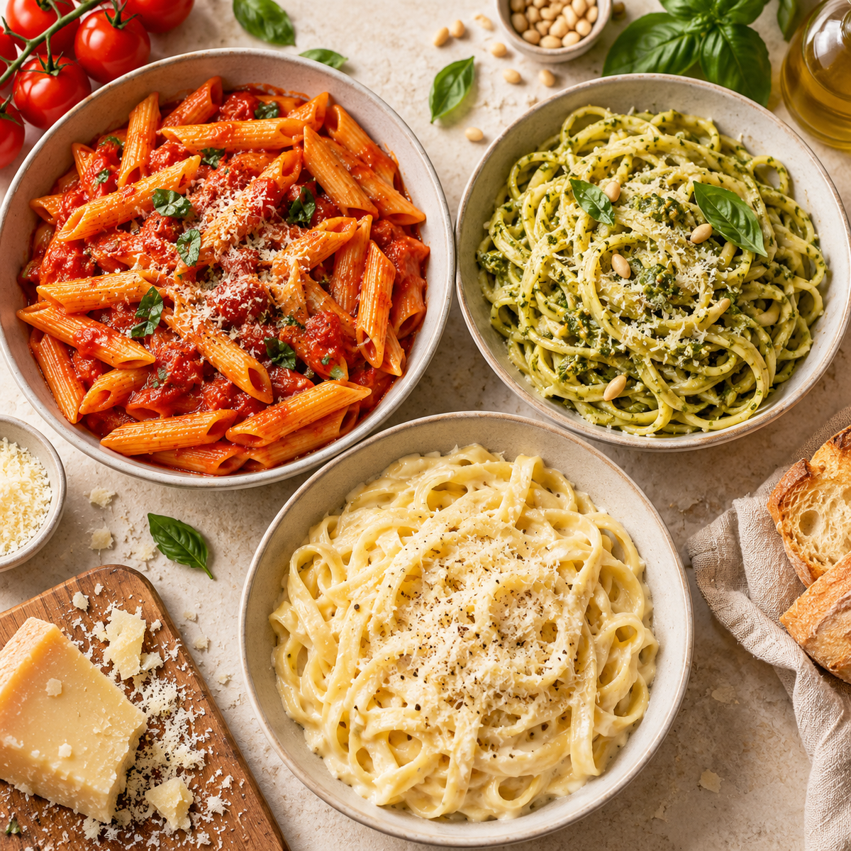 Pasta with Chosen Sauce
